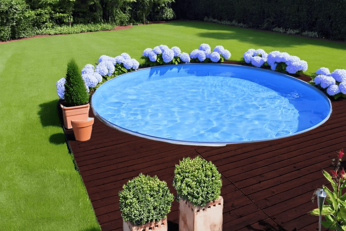 Вкладыш из ПВХ  на круглый бассейн