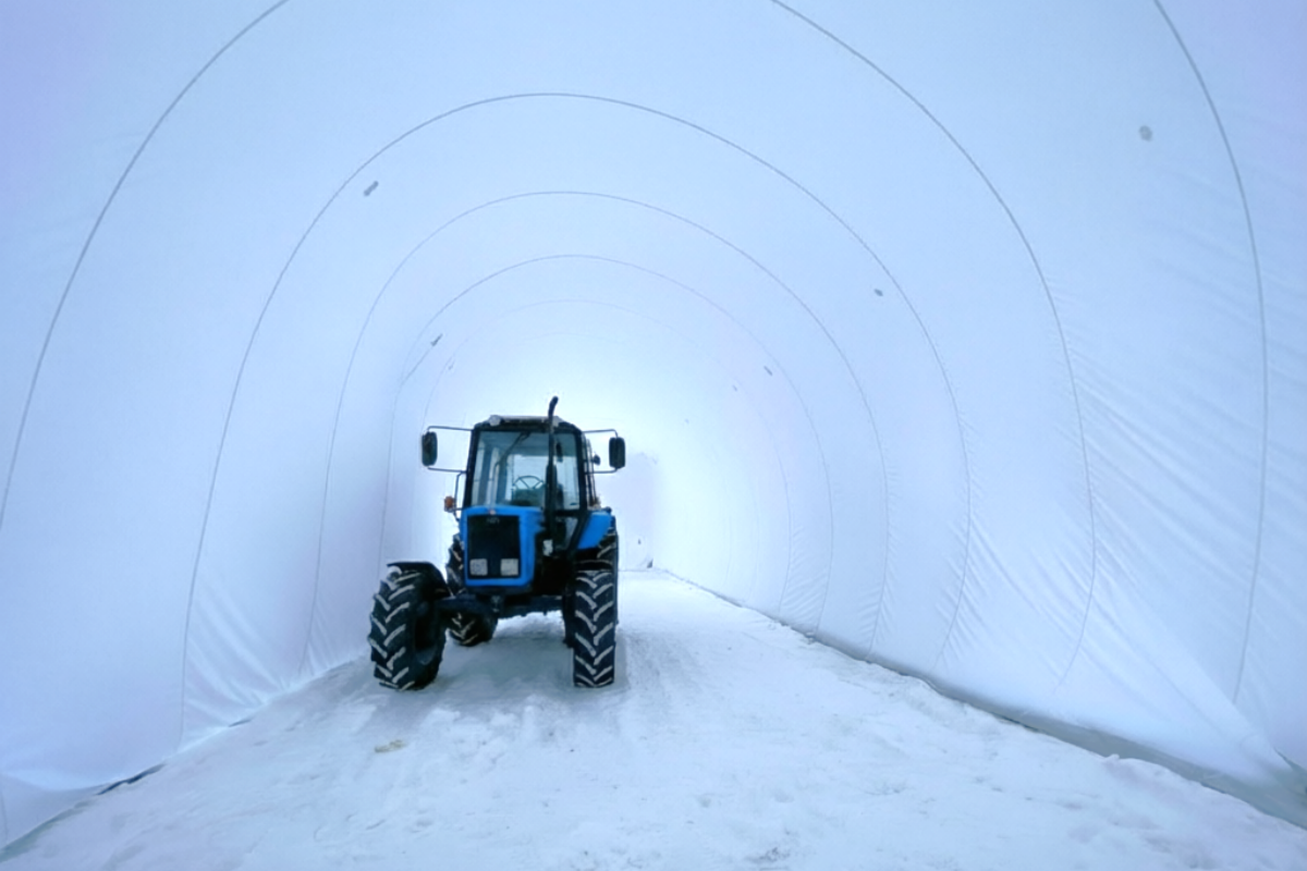 Бескаркасная палатка 14х10х7 м