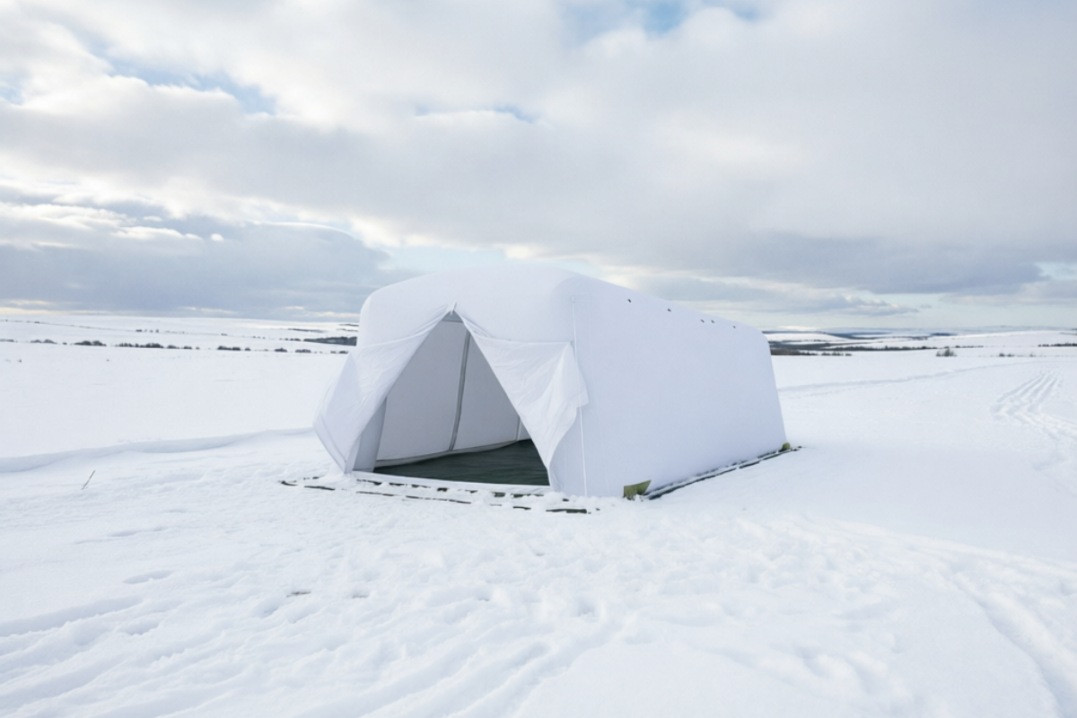 Бескаркасная палатка 6х5х5 м