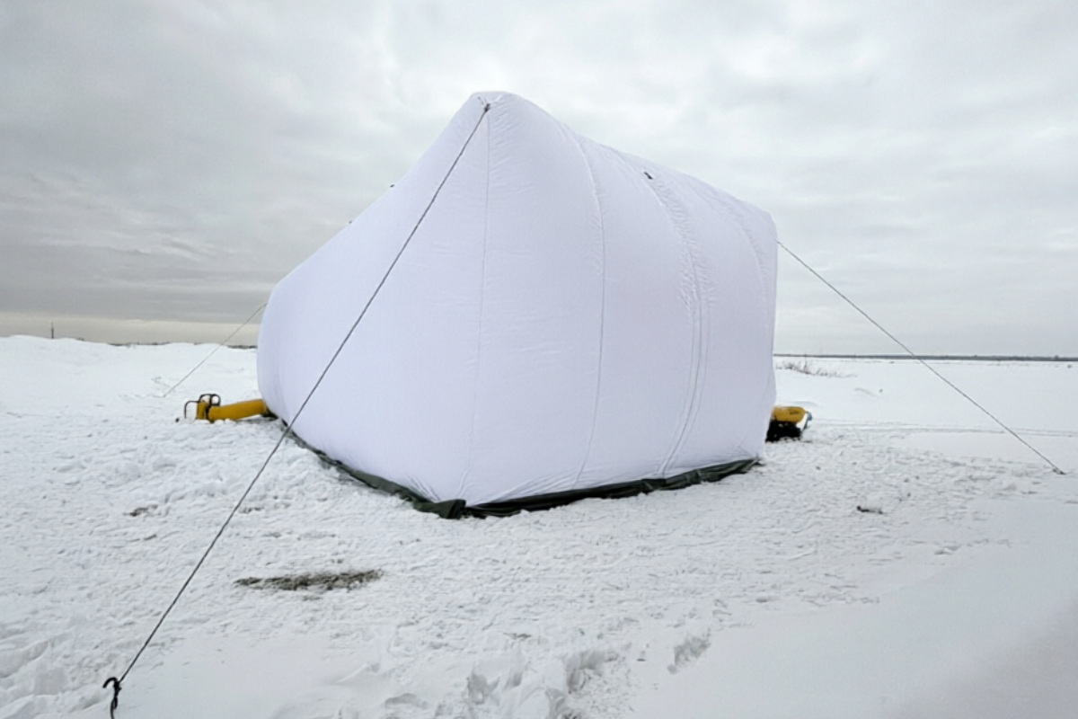 Бескаркасная палатка 8х4х4 м